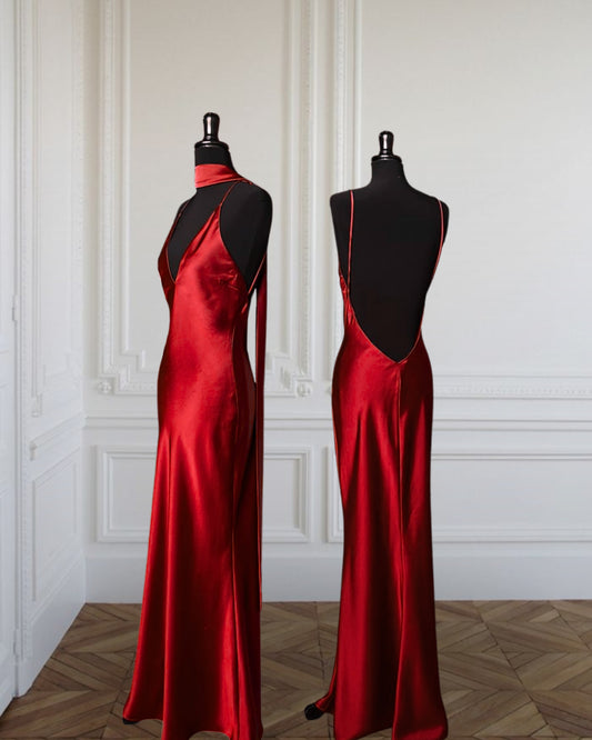 Vestido Annalisa Rojo Italiano
