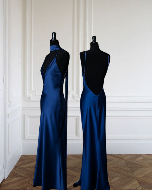 Vestido Annalisa Azul Zafiro